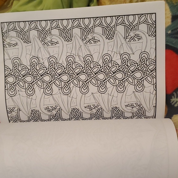 Celtics dragon coloring book - Picture 12 of 14